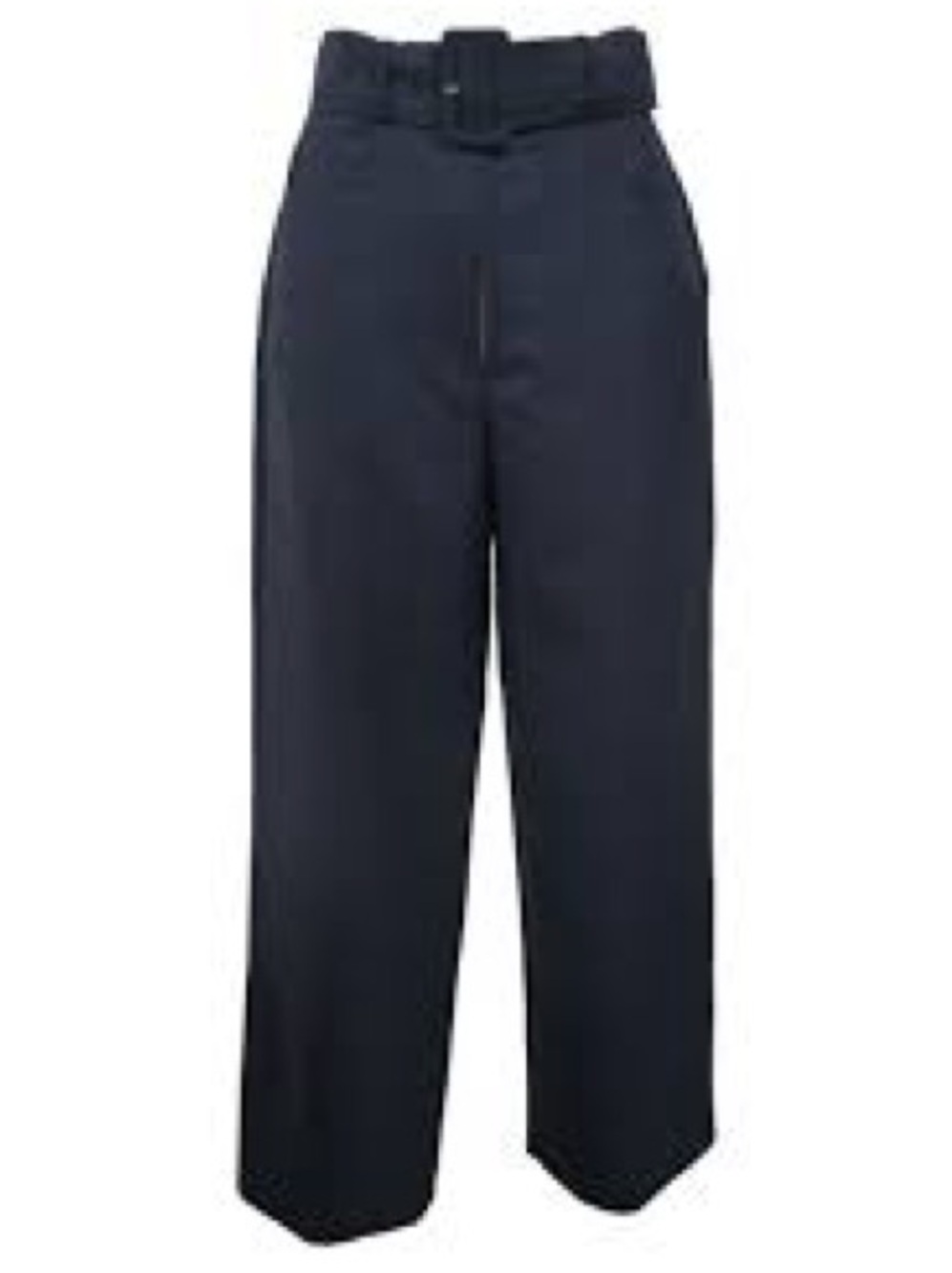 Sandro Navy Trousers with Removable Belt! Size 40 ( fit like 38)
